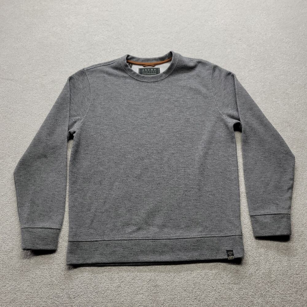 Jachs NY Men's Gray Crewneck Sweatshirt Premium Outdoor Pullover Size Medium